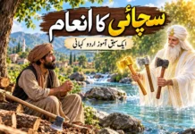سچائی کا انعام — سبق آموز اردو کہانی | Urdu Moral Story Sachai Ka Inaam Urdu moral story about an honest woodcutter
